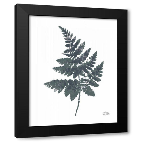 Fern II Black Modern Wood Framed Art Print by Averinos, Melissa
