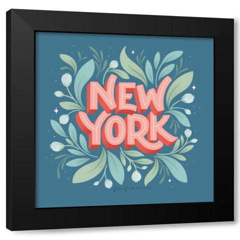 World Cities II Black Modern Wood Framed Art Print by Graham, Gia