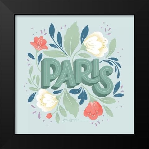 World Cities III Black Modern Wood Framed Art Print by Graham, Gia