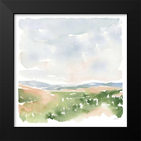Gentle Landscape I Black Modern Wood Framed Art Print by Pete, Katrina