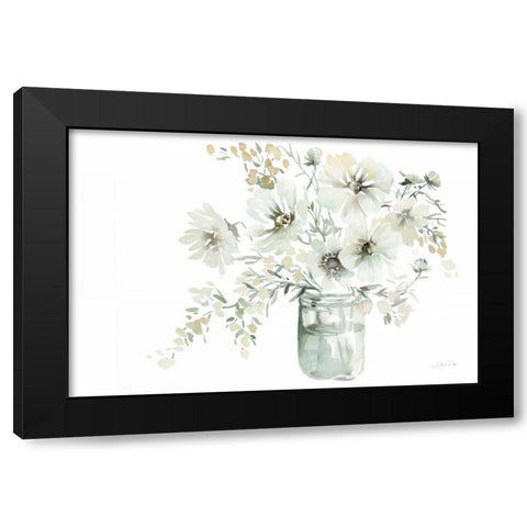 Sunrise Bouquet Black Modern Wood Framed Art Print with Double Matting by Pete, Katrina