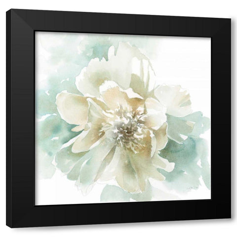 Poetic Blooming II Black Modern Wood Framed Art Print with Double Matting by Pete, Katrina