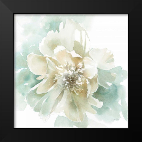 Poetic Blooming II Black Modern Wood Framed Art Print by Pete, Katrina