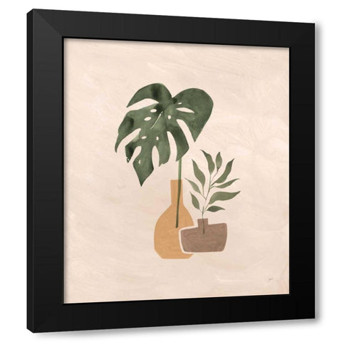 Boho Vessels II Black Modern Wood Framed Art Print with Double Matting by Panganiban, Karyn