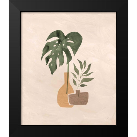 Boho Vessels II Black Modern Wood Framed Art Print by Panganiban, Karyn
