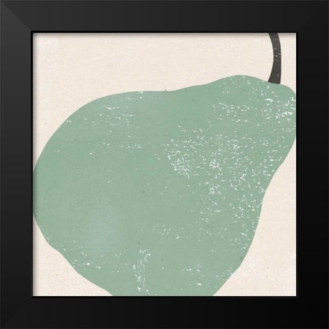 Graphic Fruit IV Black Modern Wood Framed Art Print by Hershey, Moira