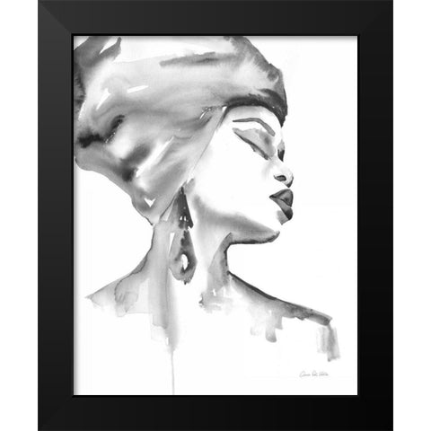 Woman III BW Black Modern Wood Framed Art Print by Valle, Aimee Del