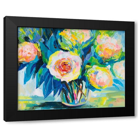 Charm Black Modern Wood Framed Art Print with Double Matting by Vertentes, Jeanette