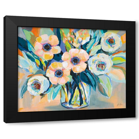 Optimism Black Modern Wood Framed Art Print with Double Matting by Vertentes, Jeanette