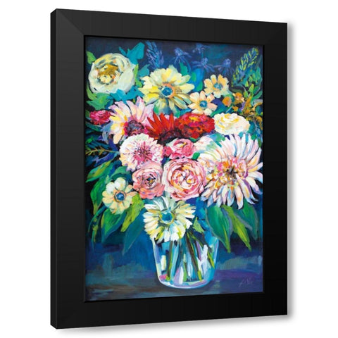 Prosperity Black Modern Wood Framed Art Print with Double Matting by Vertentes, Jeanette