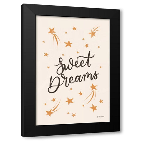 Celestial Boho III Black Modern Wood Framed Art Print by Thorns, Becky