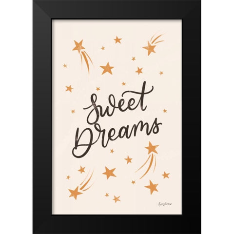 Celestial Boho III Black Modern Wood Framed Art Print by Thorns, Becky