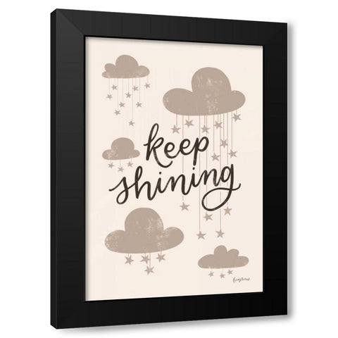 Celestial Boho IV Black Modern Wood Framed Art Print by Thorns, Becky