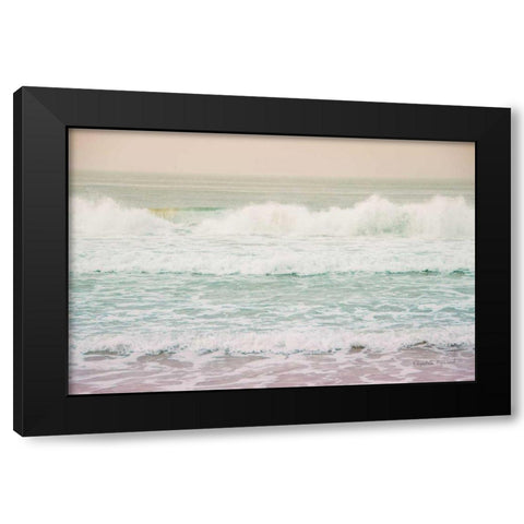 Morning Wave I Black Modern Wood Framed Art Print by Urquhart, Elizabeth