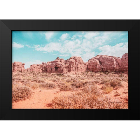What a View I Black Modern Wood Framed Art Print by Urquhart, Elizabeth