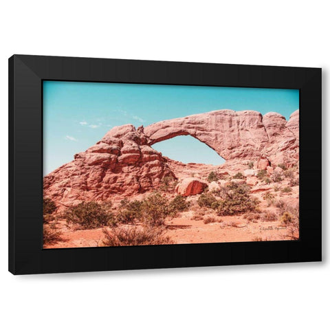 What a View IV Black Modern Wood Framed Art Print with Double Matting by Urquhart, Elizabeth