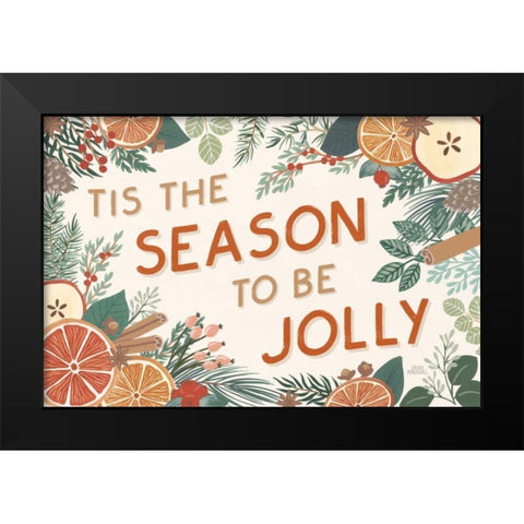 Holiday Spice I Black Modern Wood Framed Art Print by Marshall, Laura