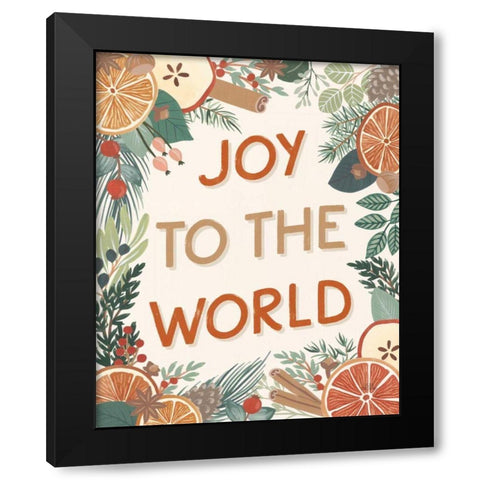 Holiday Spice III Black Modern Wood Framed Art Print with Double Matting by Marshall, Laura