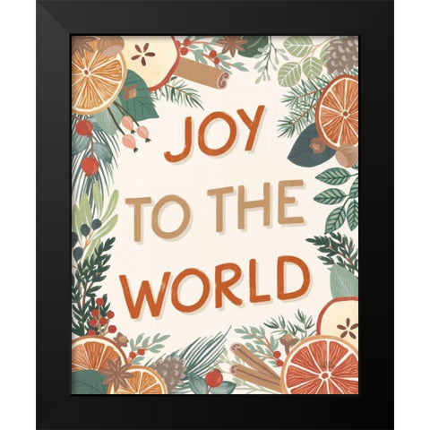 Holiday Spice III Black Modern Wood Framed Art Print by Marshall, Laura