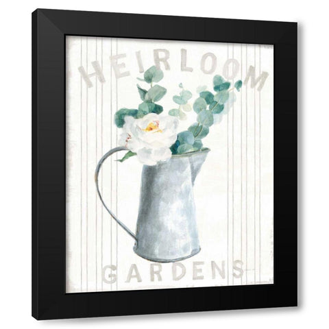 Floursack Home V Cottage Black Modern Wood Framed Art Print with Double Matting by Nai, Danhui