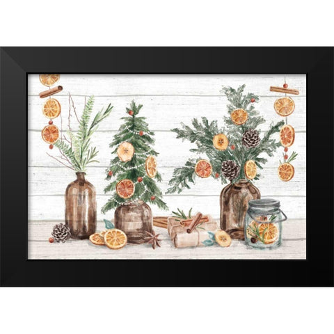 Seasonal Market I Black Modern Wood Framed Art Print by Urban, Mary