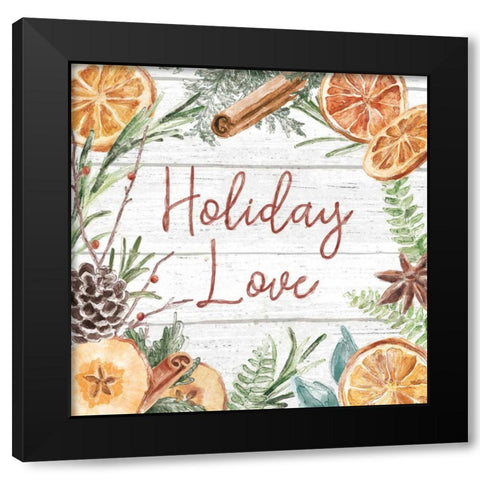 Seasonal Market IV Black Modern Wood Framed Art Print with Double Matting by Urban, Mary