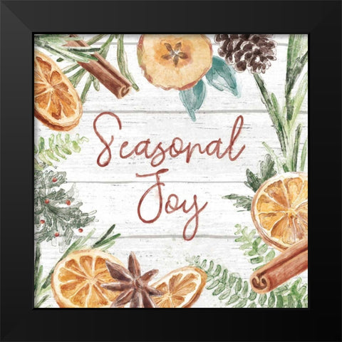 Seasonal Market V Black Modern Wood Framed Art Print by Urban, Mary