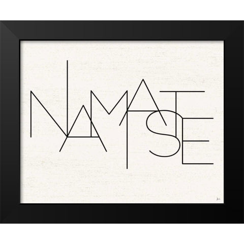 Calm II Black Modern Wood Framed Art Print by Aiken, Jess