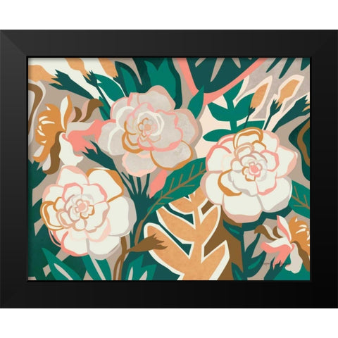 Gardenia I Black Modern Wood Framed Art Print by Gallagher, Megan