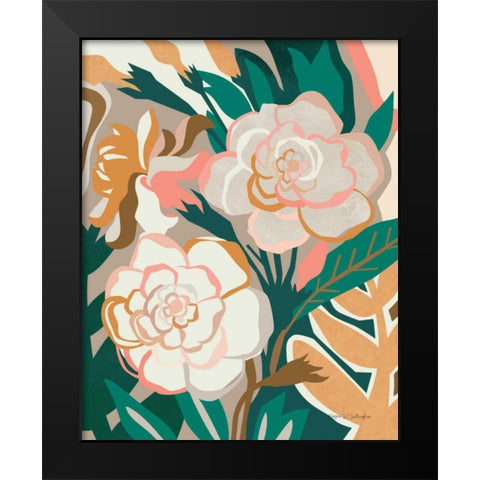 Gardenia II Black Modern Wood Framed Art Print by Gallagher, Megan