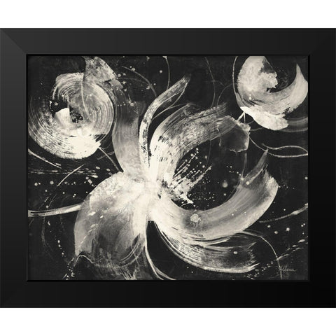 Bold III Dark Black Modern Wood Framed Art Print by Hristova, Albena