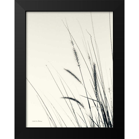 Field Grasses II Black Modern Wood Framed Art Print by Van Swearingen, Debra