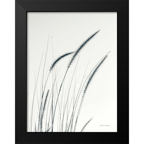 Field Grasses III Black Modern Wood Framed Art Print by Van Swearingen, Debra