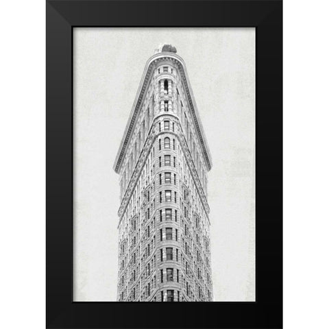 Flatiron Building NYC Black Modern Wood Framed Art Print by Wild Apple Portfolio