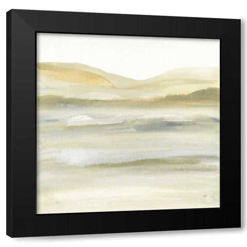 Valleyscape III Black Modern Wood Framed Art Print by Paschke, Chris