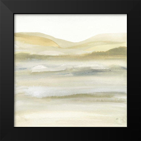 Valleyscape III Black Modern Wood Framed Art Print by Paschke, Chris