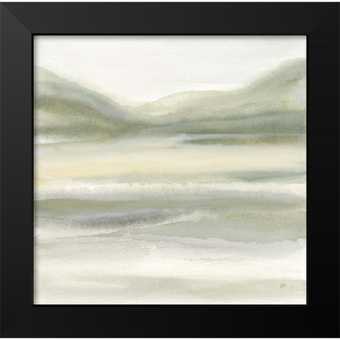 Valleyscape IV Black Modern Wood Framed Art Print by Paschke, Chris