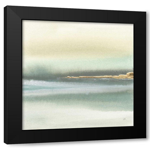 Gold Earth I Black Modern Wood Framed Art Print with Double Matting by Paschke, Chris