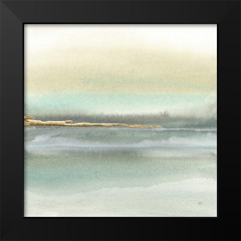 Gold Earth II Black Modern Wood Framed Art Print by Paschke, Chris