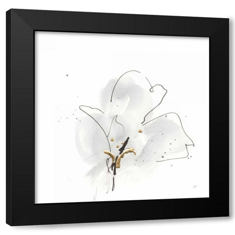 Cool Gray I Black Modern Wood Framed Art Print with Double Matting by Paschke, Chris