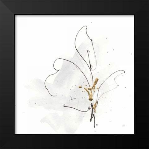 Cool Gray V Black Modern Wood Framed Art Print by Paschke, Chris