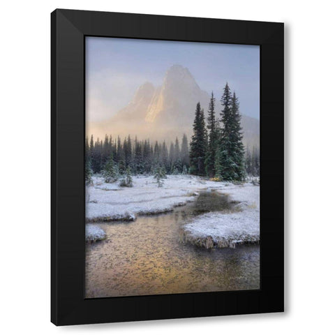 Bell Mountain North Cascades I Black Modern Wood Framed Art Print by Majchrowicz, Alan