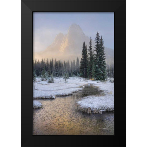 Bell Mountain North Cascades I Black Modern Wood Framed Art Print by Majchrowicz, Alan
