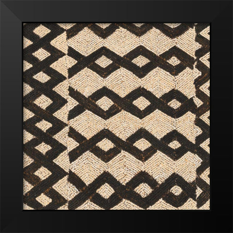 Kuba Abstract II Black Modern Wood Framed Art Print by Schlabach, Sue