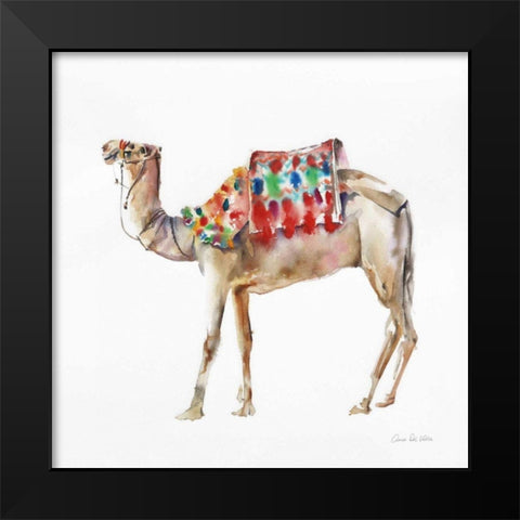 Desert Camel II Black Modern Wood Framed Art Print by Valle, Aimee Del