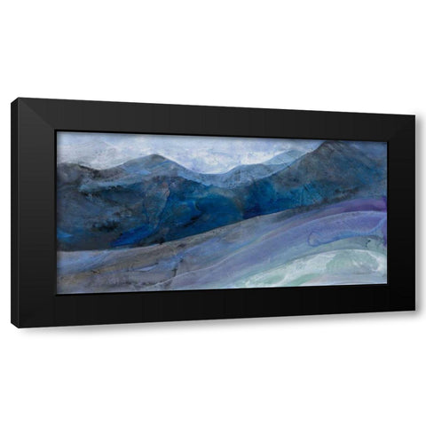 Out West Black Modern Wood Framed Art Print with Double Matting by Hristova, Albena