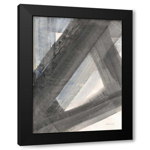 Under the Bridge I Black Modern Wood Framed Art Print by Hristova, Albena