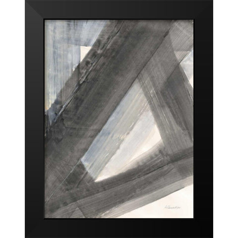 Under the Bridge I Black Modern Wood Framed Art Print by Hristova, Albena