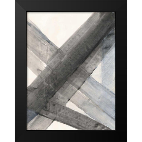 Under the Bridge III Black Modern Wood Framed Art Print by Hristova, Albena