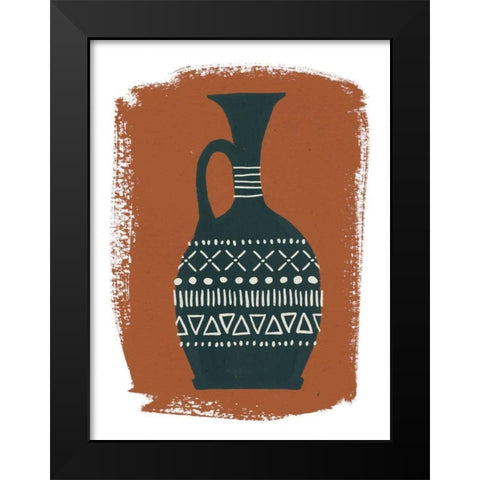 Global Vessels I Black Modern Wood Framed Art Print by Hershey, Moira